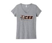 Delmarva Aces - DTF | Women's Cotton V-Neck Tee