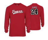 Frederick Bulls Performance Tees- RED