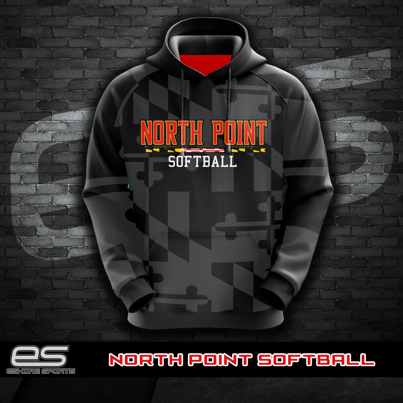 North Point HS  - Hoodie (Full Dye)