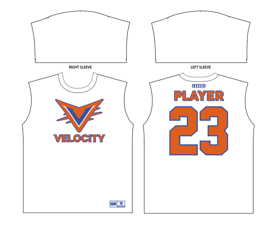 Eastern Shore Velocity - Team Jersey (White)