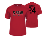 5 Star Softball SS Tee