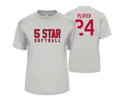 5 Star Softball SS Tee