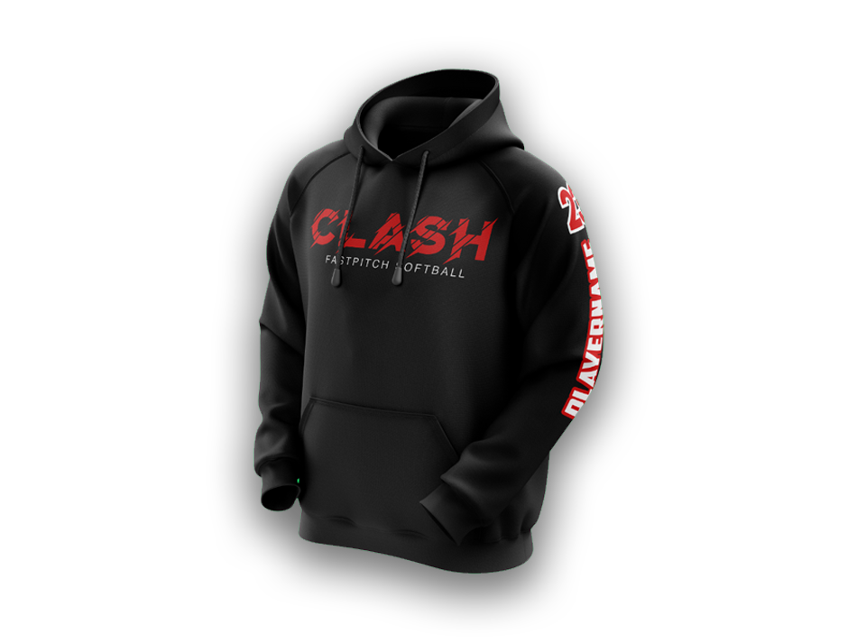 Clash Hoodie - Black (Custom)