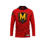 MD Challenge Cup - Red Hooded Longsleeve Jersey