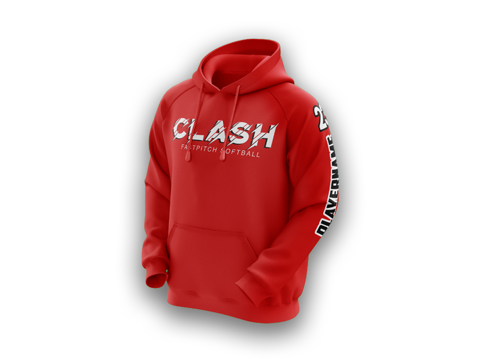 Clash Hoodie - Red (Custom)
